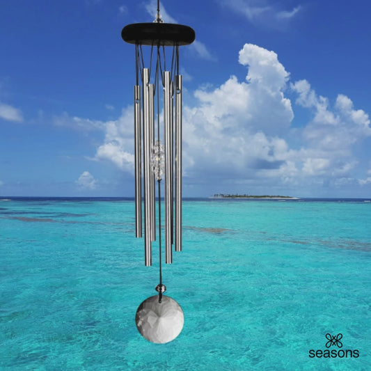 WOODSTOCK CRYSTAL MEDITATION CHIME- SILVER