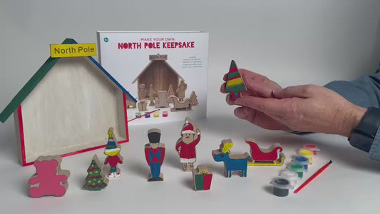 NORTH POLE KEEPSAKE CRAFT AND PLAY KIT