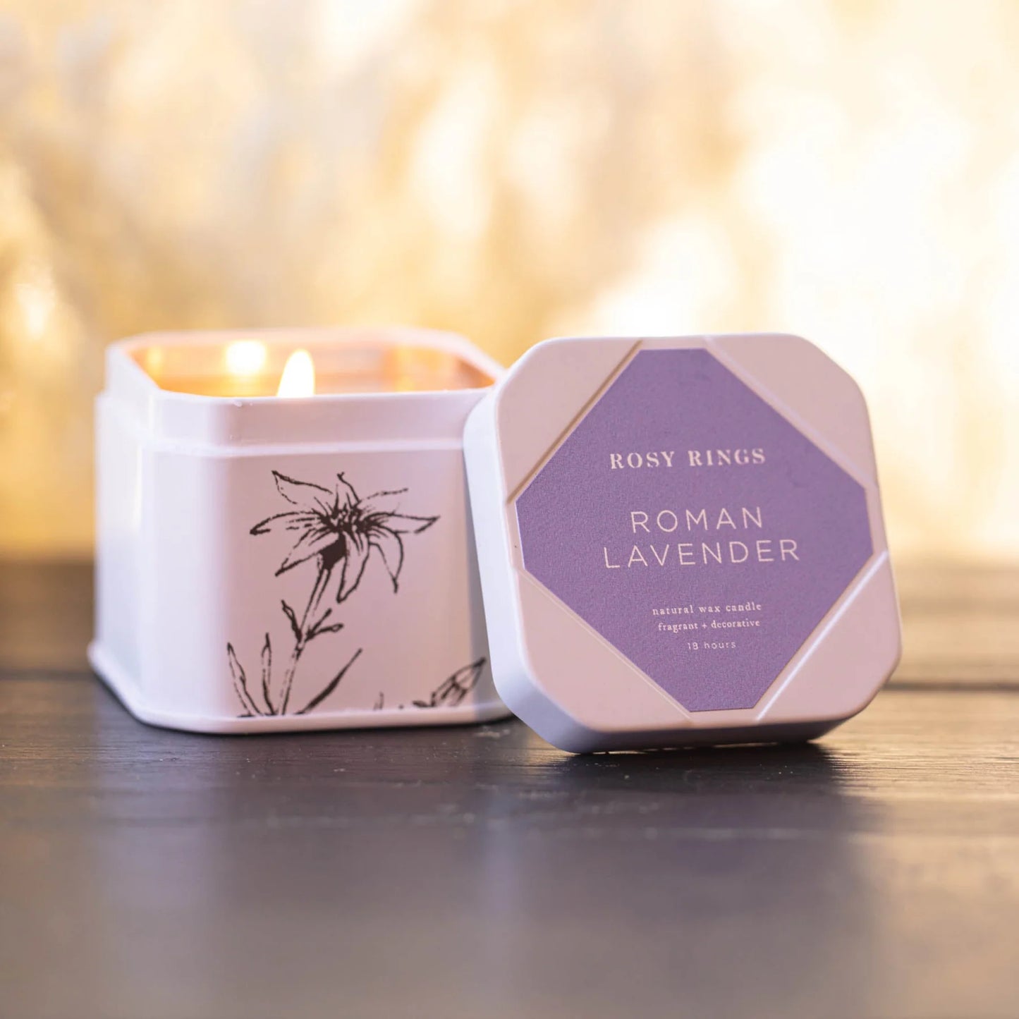ROMAN LAVENDER TRAVEL TIN